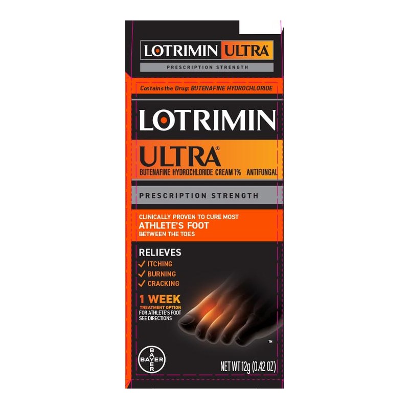 Lotrimin Ultra Athlete's Foot Cream carton